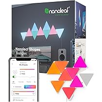 NANOLEAF LIGHT PANELS トライアングル　スマーターキット 三角形スターターキット（9パネル） - NL47-0006TW-9PK｜Nanoleaf